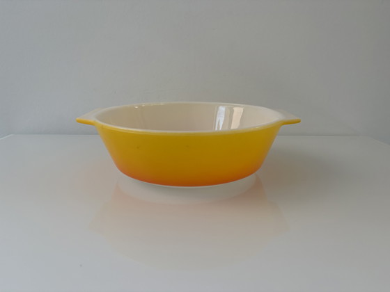 Image 1 of Vintage late 50's / early 60's Blendo serving bowl, West Virginia Glass Company