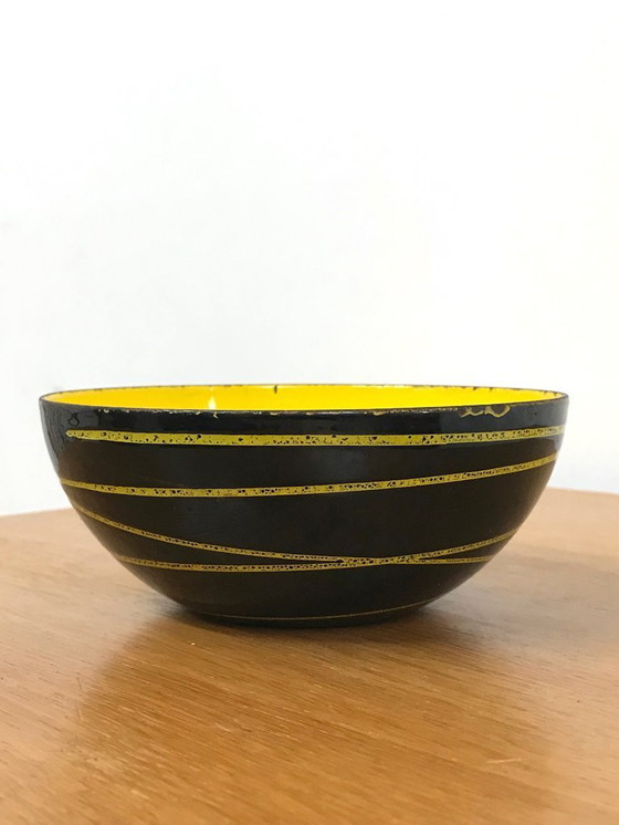 Image 1 of Ciotola vintage in smalto "Saturno" di Cathrineholm of Norway, anni '60