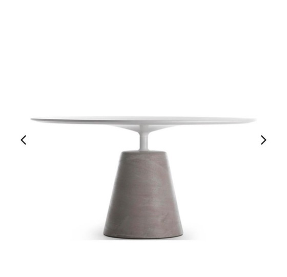 Image 1 of MDF Italia Rock Table Table White 120
