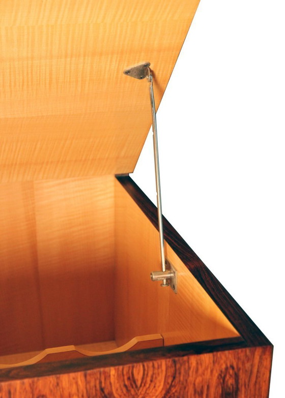 Image 1 of Vintage Scandinavische bar-/plantentafel van palissanderhout