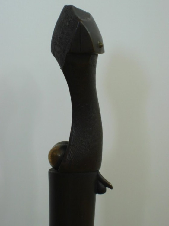 Paul Wunderlich (1927-2010). Stele Des Hermes. – Kunst, Bronze, Metal (photo 6 of 9)