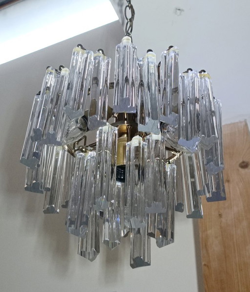 Murano-Glas-Kronleuchter von Venini, 1960er Jahre – kroonluchters, Murano Glass (photo 2 of 9)