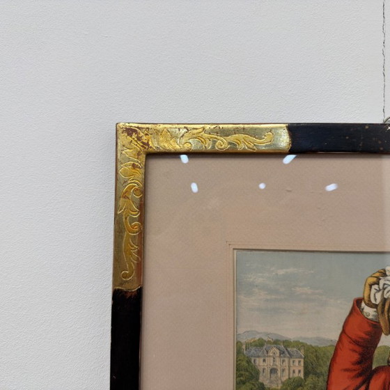 English Classic Print Scene with Dogs – Art, Glass, Paper (photo 5 of 5)