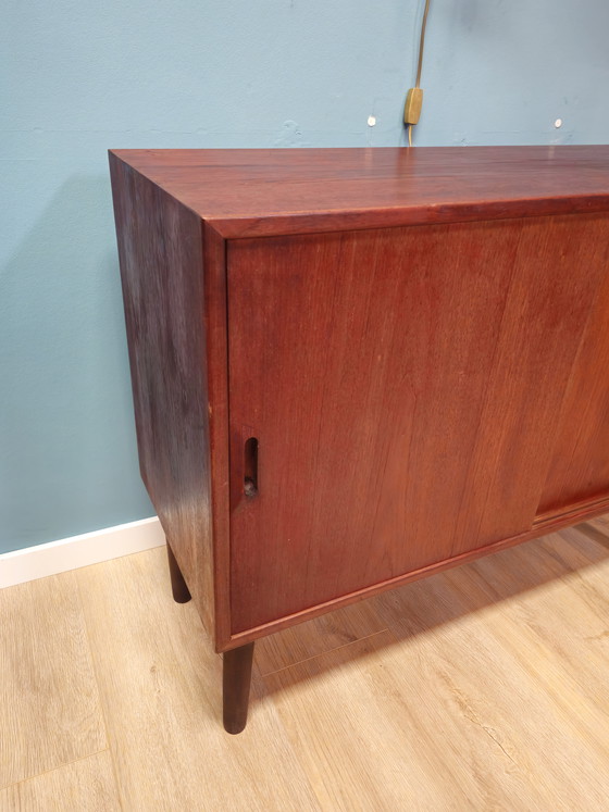 Image 1 of Vintage Danish LP Cabinet Audio Furniture Bathroom Cabinet Sideboard
