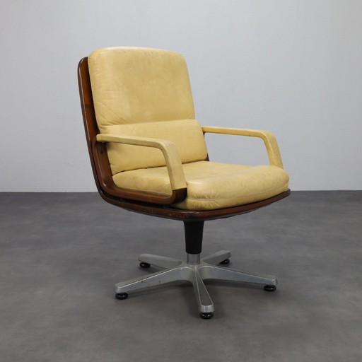 Bürostuhl in Leder von Eugen Schmidt, 1960er Jahre