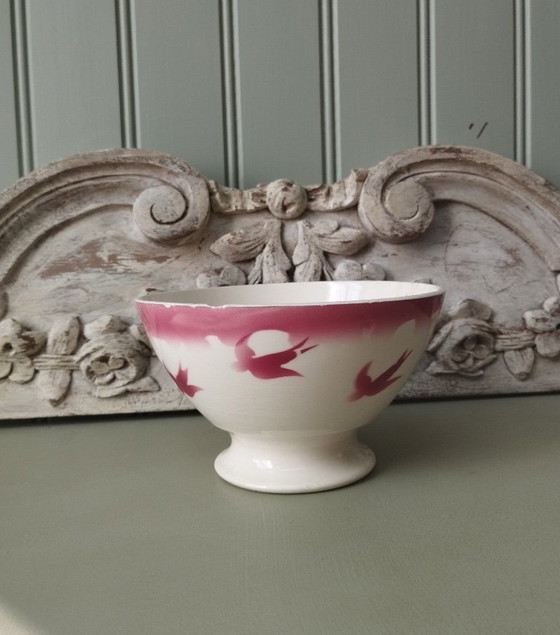 Image 1 of Ciotola in terracotta di Badonviller "Rondini"