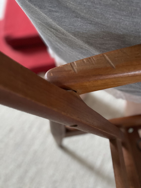 Image 1 of Paper Knife fauteuil van Kai Kristiansen voor Magnus Oleson, vintage uit het midden van de vorige eeuw.