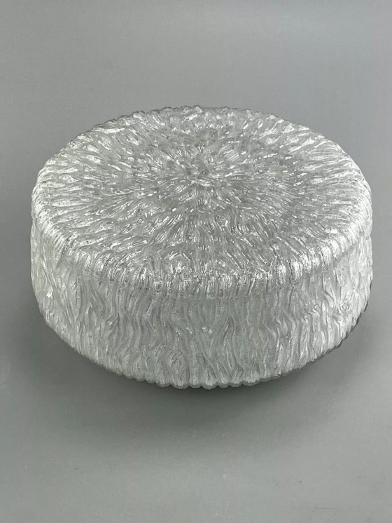 Image 1 of 60er 70er Jahre Lampe Leuchte Plafoniere Flush Mount Glas Space Age Design 70s