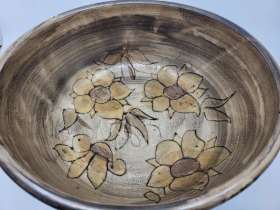 Image 1 of Gran cuenco de gres de Vallauris Côte-d'Azur Francia 1970