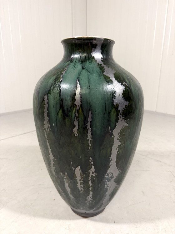 Large Special Floor Vase From West Germany 1960's – Ceramic (photo 10 of 13)