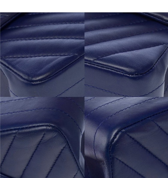 Image 1 of Borsa CHANEL Timeless/Classique in Cuir Bleu - 103359