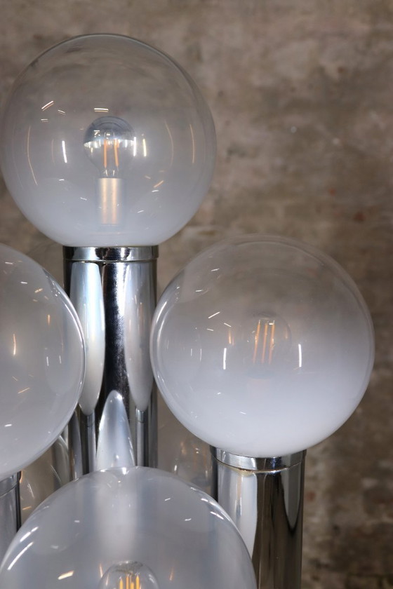 Image 1 of Goffredo Reggiani – Organ / Chrome Tube Floor Lamp – Italy – 1970s