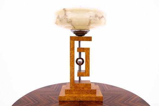 Lampe Art Déco, années 1950, Pologne.