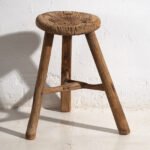 Taburete primitivo antiguo (c.1920) #7 (photo 6 of 40)
