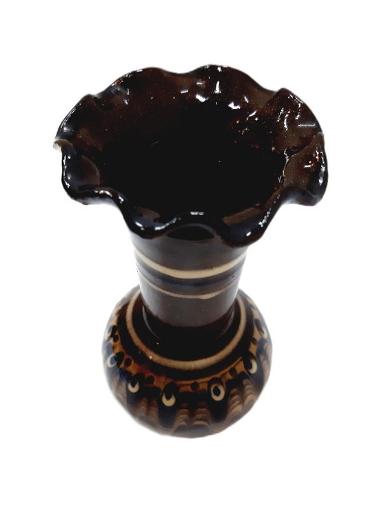 Image 1 of Vintage druppelglazuur vaas