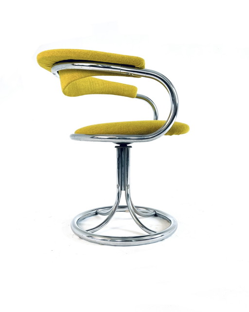 Tube Frame Swivel Chair