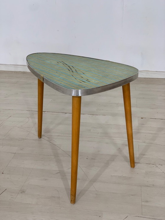 Image 1 of Mid century Couchtisch Nierentisch Tisch Ablage Blumenbank