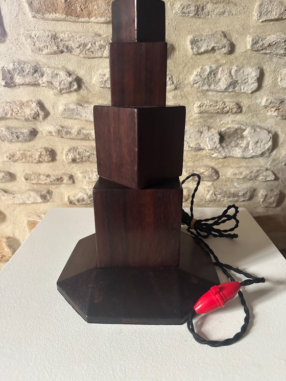 Image 1 of Cubist Art Deco Lamp