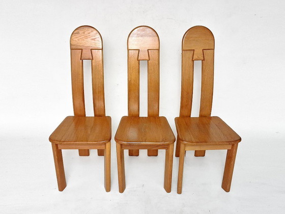 Image 1 of dining room chairs De Puydt 6 pieces