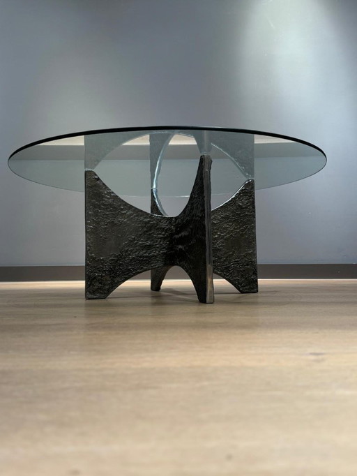 Unique brutalist coffee table from the 60s