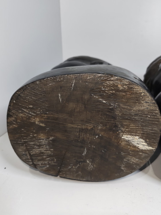 Busto Uomo e Donna Makonde Tanzania in Ebano – Sculture, Wood (photo 15 of 15)