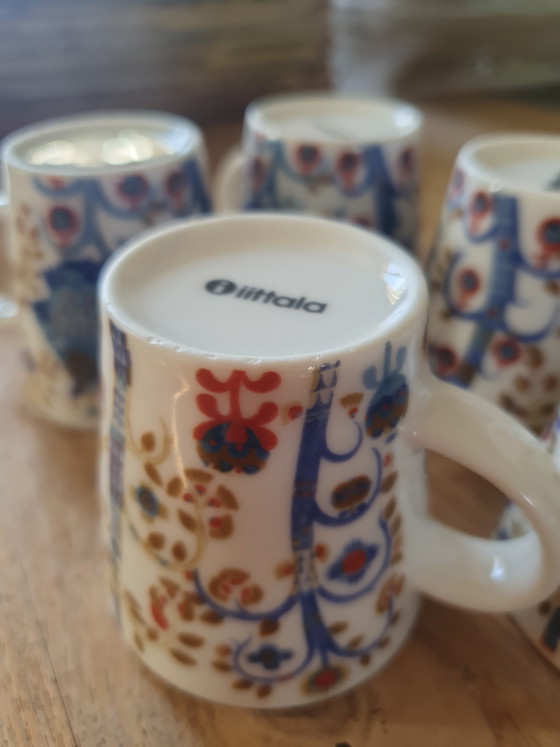 Image 1 of 5 tazas de espresso Iittala Taika + 8 platillos para café