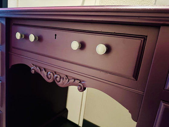 Image 1 of Bureau anglais vintage de style baroque