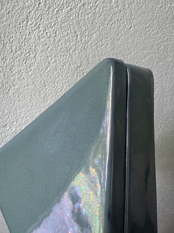 Image 1 of Caja triangular de cerámica Charolles de los años 80