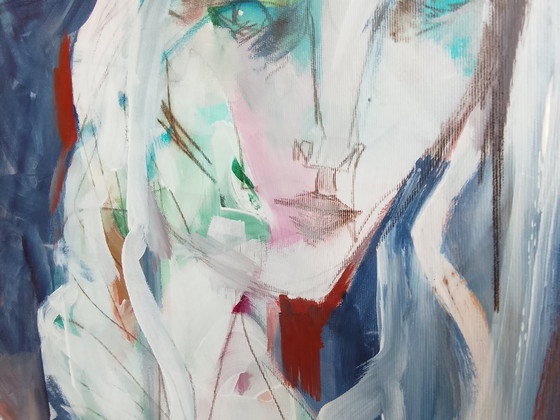 Image 1 of Acrylverfschilderij #zenoterra 40x90cm