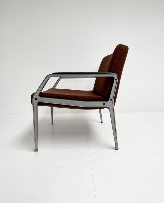 Image 1 of Sillón raro con reposapiés atribuido a Gispen, década de 1960