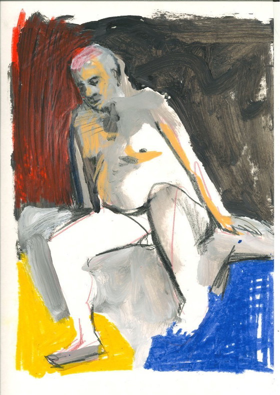 Image 1 of Model drawings (expressive/abstract)