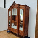 Vintage Antique wardrobe closet detachable wardrobe