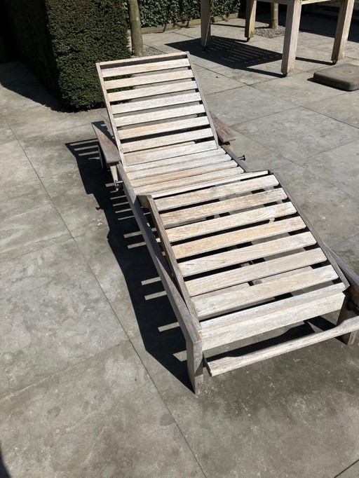 Garpa - Cap Ferrat Liegestuhl Teak