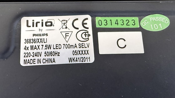 Image 1 of Philips, Lirio, LED pendant lamp Dolinea, black, 368363
