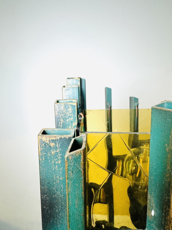 Image 1 of LAMPADA DA TAVOLO BRUTALISTA UNICA NEL SUO GENERE - BIANCARDI & JORDAN ARTE, ITALIA, anni '70