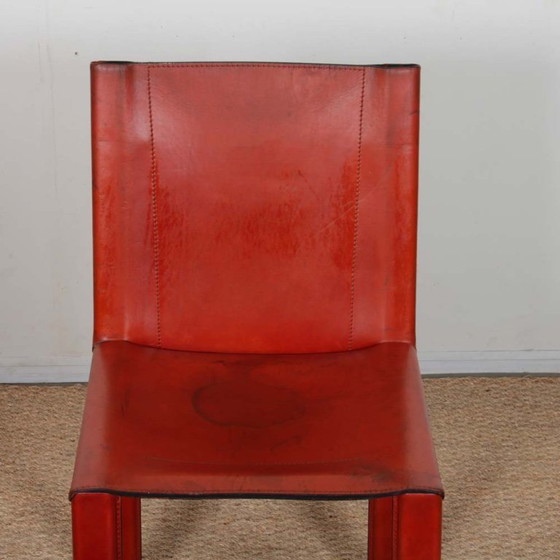 Image 1 of Ensemble de 8 chaises par Carlo Bartoli pour Matteo Grassi, 1980