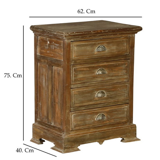 Comodino SATTLE – Comodini, Metallo, Legno (photo 2 of 11)