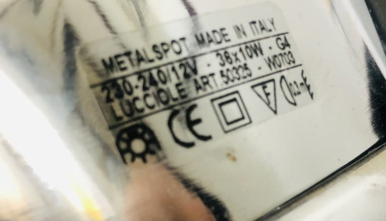 Image 1 of Lucciole cascade kroonluchter van MetalSpot, Italië, chroom en matglas