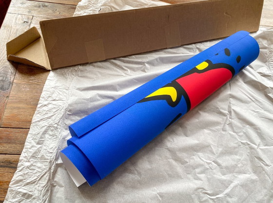 Image 1 of Keith Haring - Exposition au San Francisco Museum of Modern Art en 1998 - Affiche 70 x 100 cm