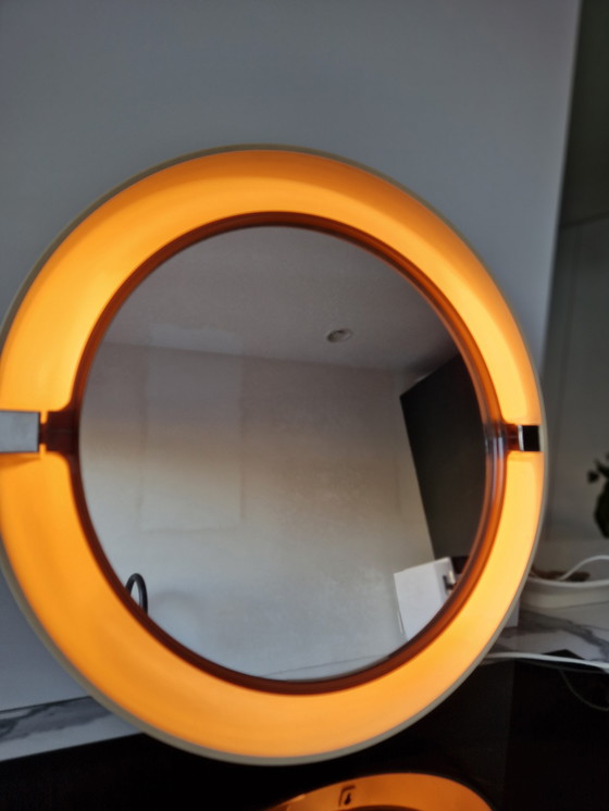 Image 1 of Vintage Allibert '70 Vanity/Bathroom Mirror and Drawers/Shelf