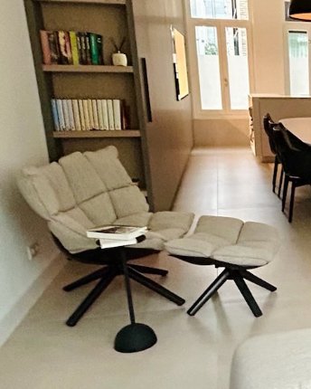 Image 1 of B&B Italia Husk Sessel mit Fußhocker