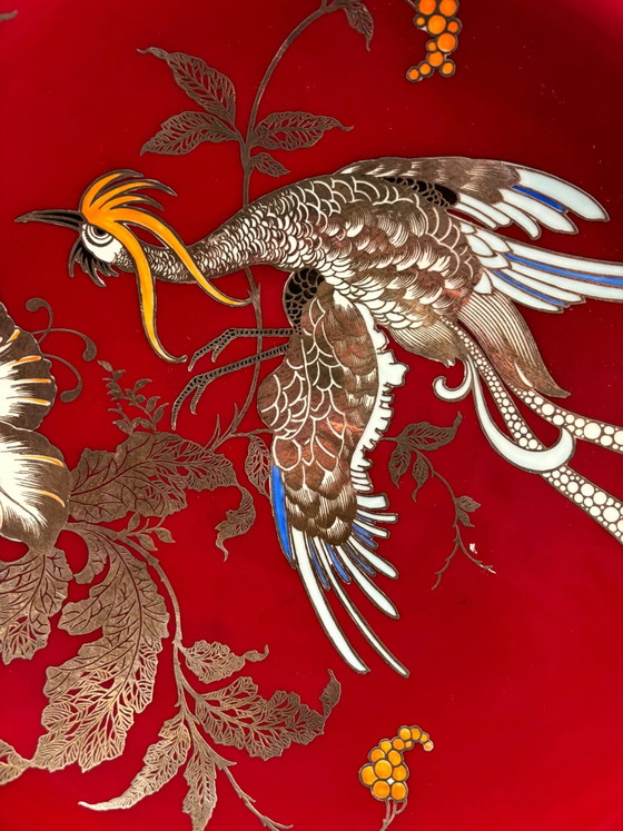 Piatto centrotavola rialzato in porcellana Rosenthal decoro Chippendale, anni '40 – Stoviglie (photo 6 of 7)