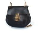 Chloe, schwarze Leder-Tasche