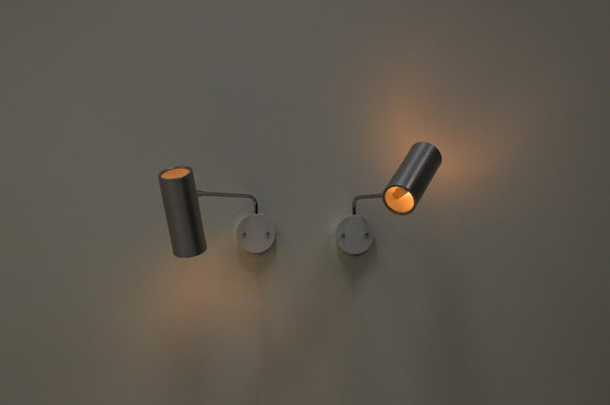 Image 1 of Juego de 2 apliques de pared Raak Amsterdam Spot, década de 1960, Países Bajos