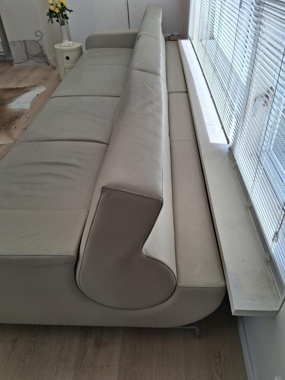 Image 1 of Sofá de diseño grande de piel Leolux B-flat