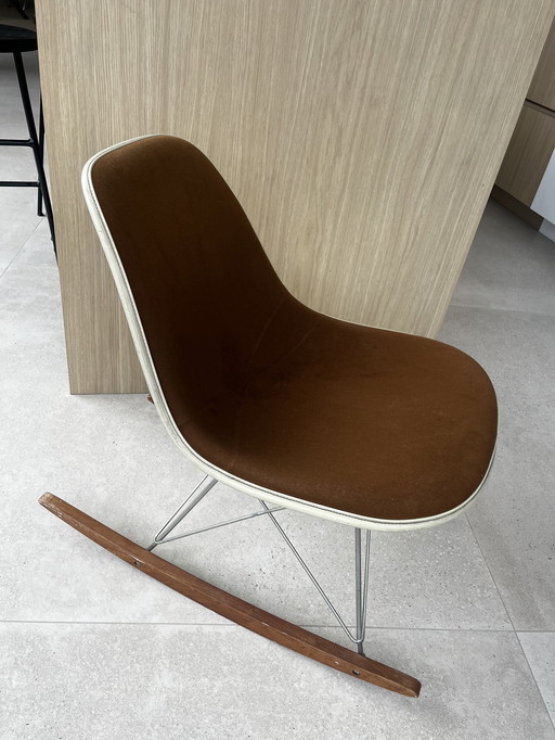 Fauteuil à bascule Eames vintage pour Herman Miller, années 1960
