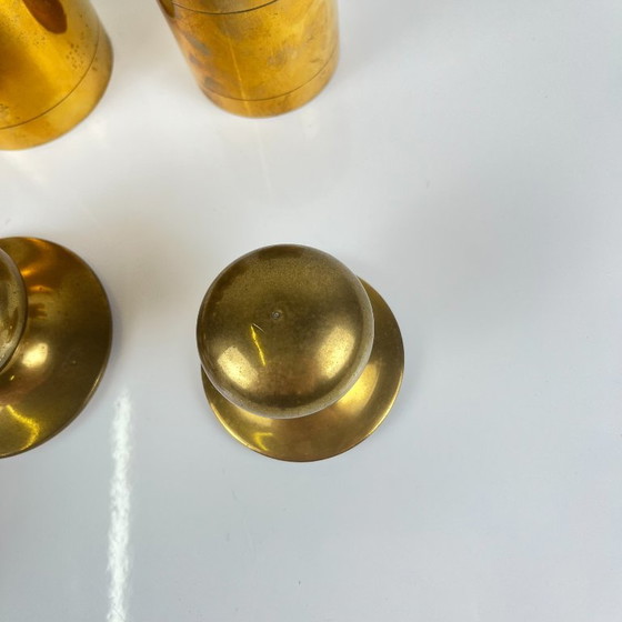 Set di 3 scatole vintage in ottone dorato, anni '60-'70 – Oggetti decorativi, Brass (photo 9 of 13)