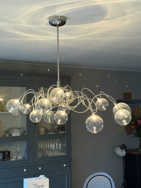 Image 1 of Lamp met glazen bollen