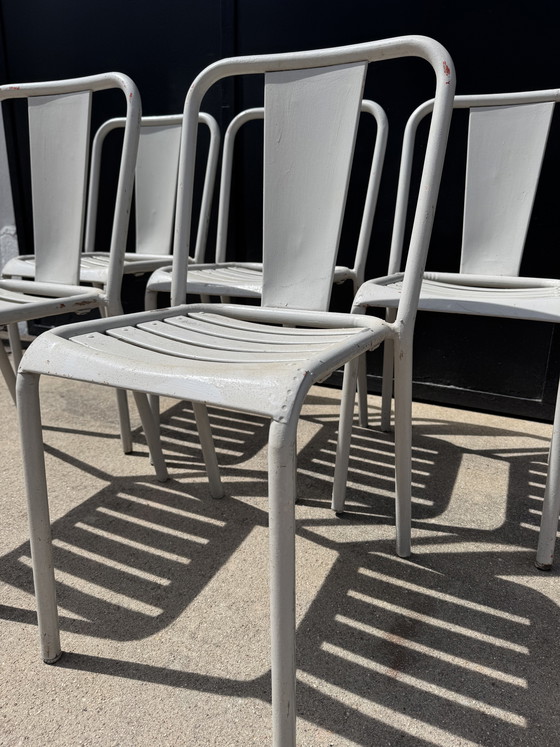 Image 1 of Tolix Bistro-Stühle aus den 1960er Jahren