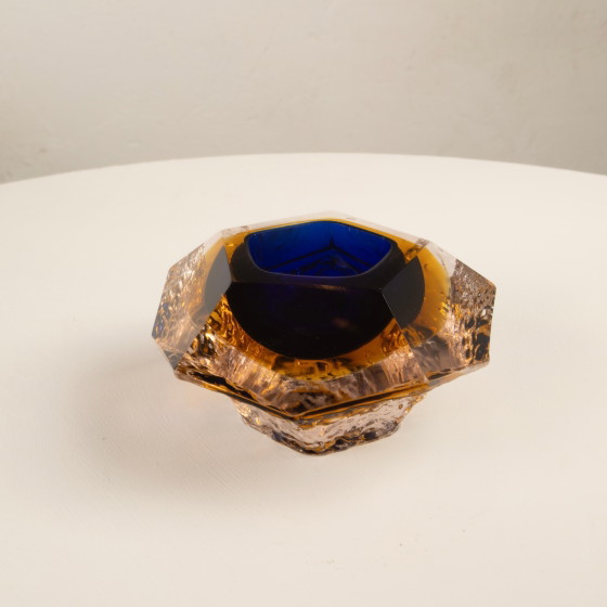 Cendrier sculptural en verre submergé par Gianfranco Mandruzzato Murano 1970 – Accessoires de table, Modern (photo 12 of 22)